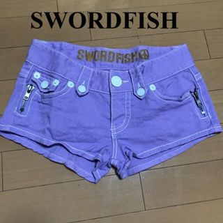 ソードフィッシュ(SWORD FISH)のソードフィッシュ SWORDFISH ショートパンツ ラベンダー カラーデニム(ショートパンツ)