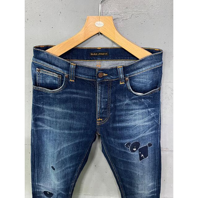 美品！NUDIE JEANS TILTED TOR PATCH　MENDED