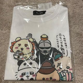 ちいかわ飯店 ビックTシャツ 飯店大集合 ホワイト　Lサイズ(キャラクターグッズ)