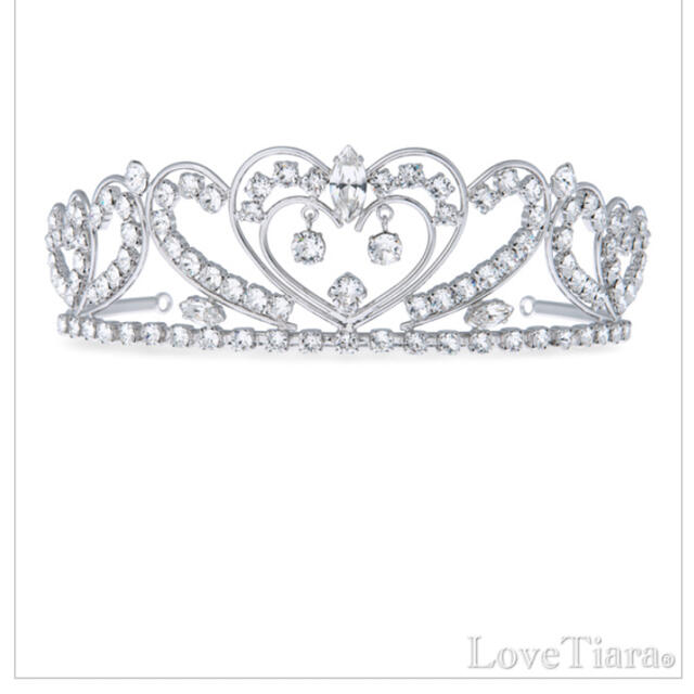 Love Tiara ブリスハートティアラ ハンドメイドのウェディング(ヘッドドレス/ドレス)の商品写真