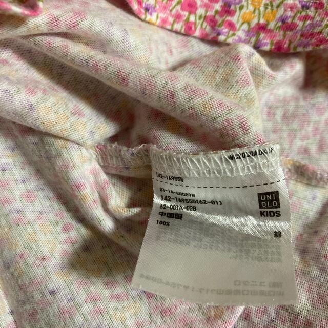 UNIQLO(ユニクロ)のUNIQLO ワンピースと半袖Ｔシャツ キッズ/ベビー/マタニティのキッズ服女の子用(90cm~)(ワンピース)の商品写真