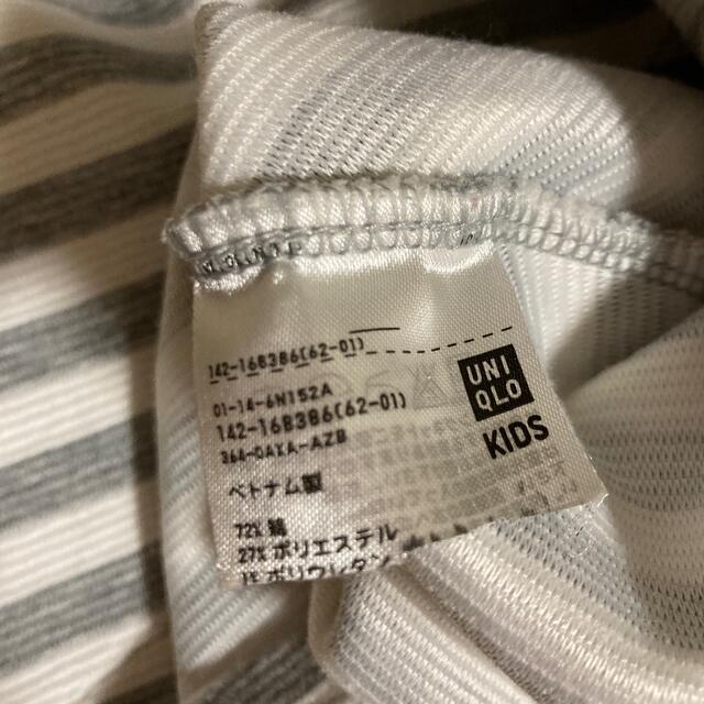 UNIQLO(ユニクロ)のUNIQLO ワンピースと半袖Ｔシャツ キッズ/ベビー/マタニティのキッズ服女の子用(90cm~)(ワンピース)の商品写真