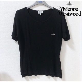 ヴィヴィアンウエストウッド(Vivienne Westwood)の黒無地 ワンポイントTシャツ ヴィヴィアンウエストウッド(Tシャツ/カットソー(半袖/袖なし))