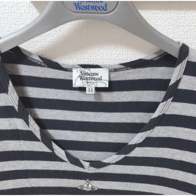 viviennewestwood 額縁ボーダーTシャツ