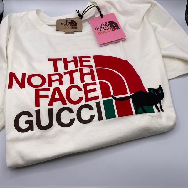 希少 GUCCI×ノースフェイス コラボTシャツ ユニセックス | フリマアプリ ラクマ