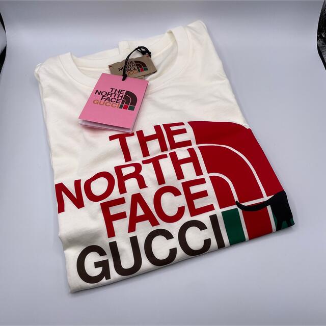 希少 GUCCI×ノースフェイス コラボTシャツ ユニセックス