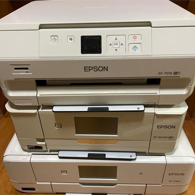 EPSON(エプソン)のりゅう様専用 EP-978A3 EP-707A EP-807AW ジャンク スマホ/家電/カメラのPC/タブレット(PC周辺機器)の商品写真