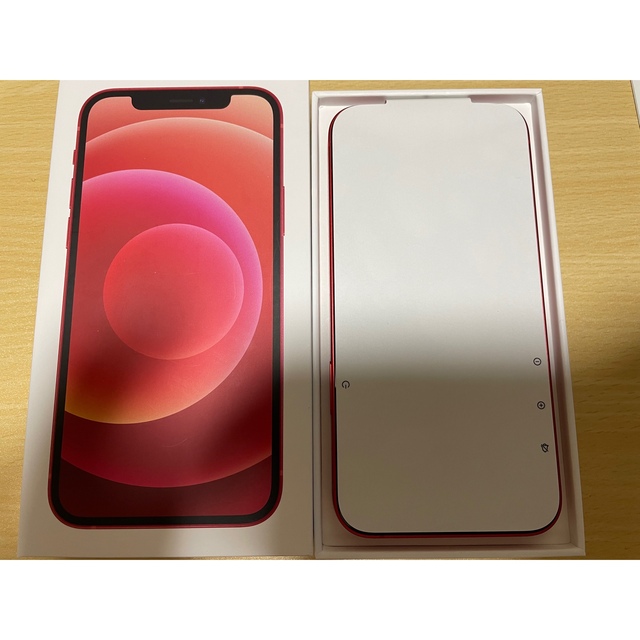 アップル iPhone12 128gb 赤い スマホ/家電/カメラのスマートフォン/携帯電話(スマートフォン本体)の商品写真