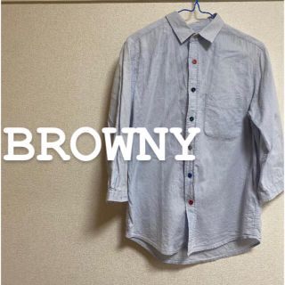 ブラウニー(BROWNY)の【古着】BROWNY  ブラウニー　メンズ　夏服　トップス　シャツ(シャツ)