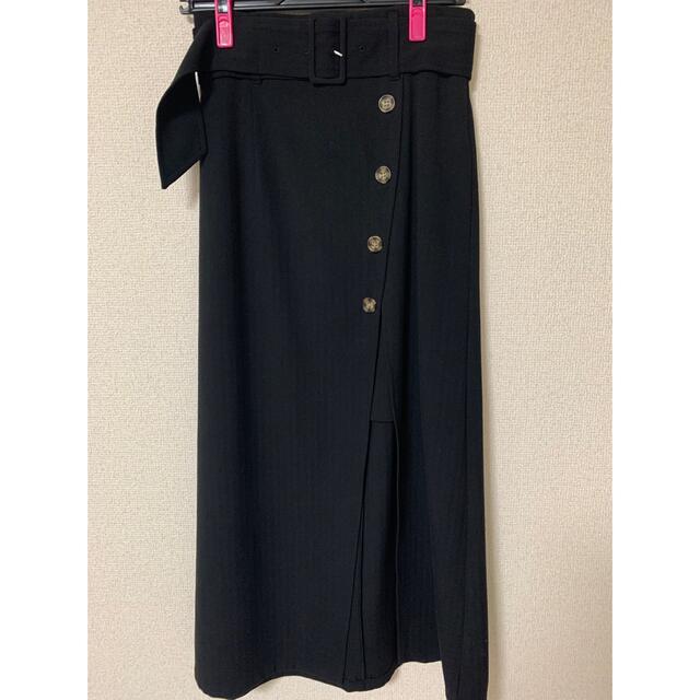 MURUA(ムルーア)のMURUA フロントボタンレイヤードスカート レディースのスカート(ロングスカート)の商品写真
