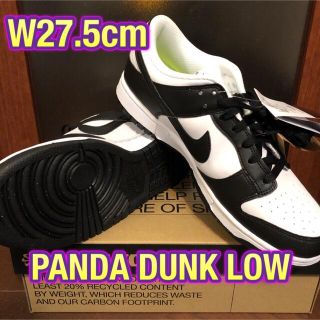 ナイキ(NIKE)のDUNK LOW ダンク ロー パンダ 27.5cm(スニーカー)