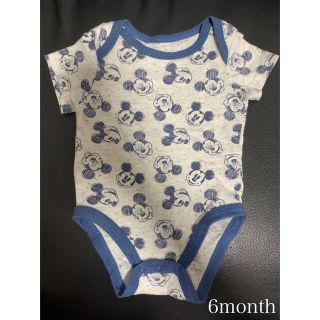 ディズニー(Disney)のDisneybaby ミッキー　6month ベビー　ロンパース 肌着(ロンパース)