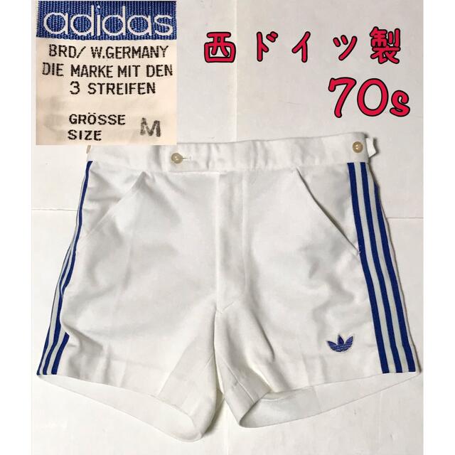 adidas アディダス ショートパンツ ハーフパンツ 西ドイツ製 70s V