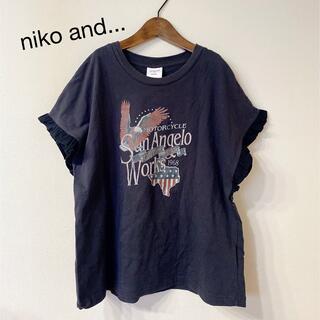 ニコアンド(niko and...)の【GOOD ROCK SPEED】コラボSUN ANGELOフリルTシャツ (Tシャツ(半袖/袖なし))