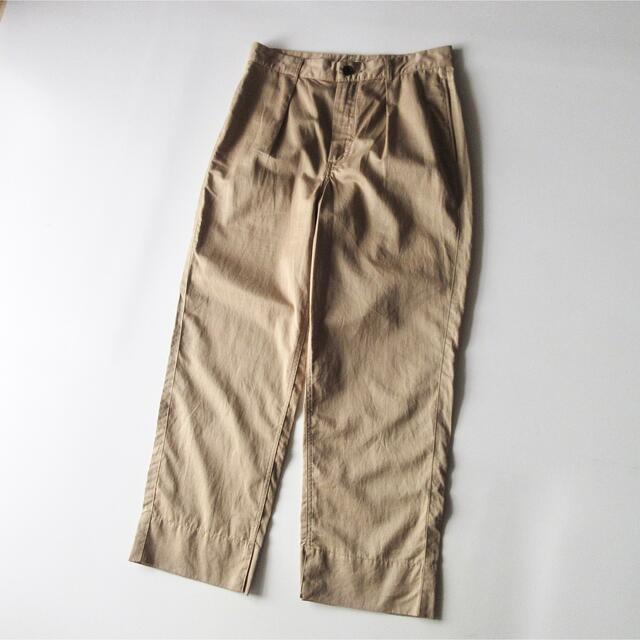 COMOLI(コモリ)の美品 RAKINES Metis twill 1tuck pants サイズ3 メンズのパンツ(スラックス)の商品写真