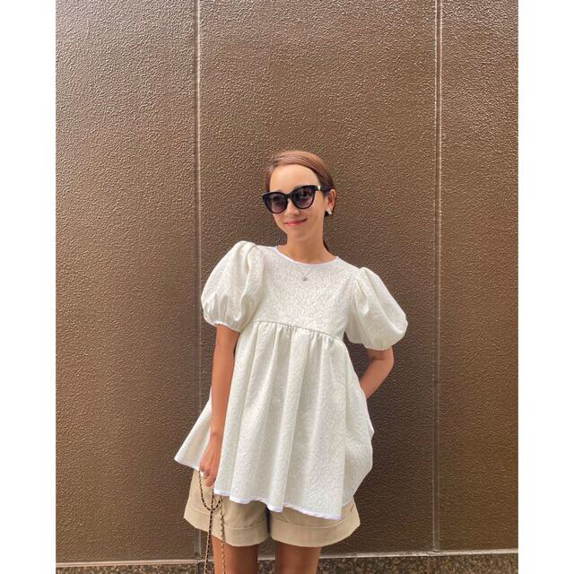 rosymonster jacquard tstbomi tops ホワイトの通販 by mnsky's shop ...