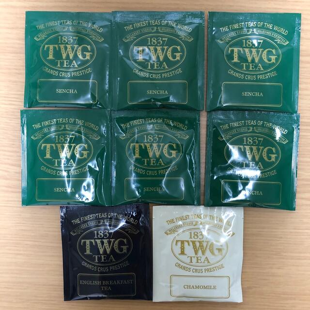 TWG シンガポール高級紅茶 ８袋  カモミール 新茶 緑茶 食品/飲料/酒の飲料(茶)の商品写真