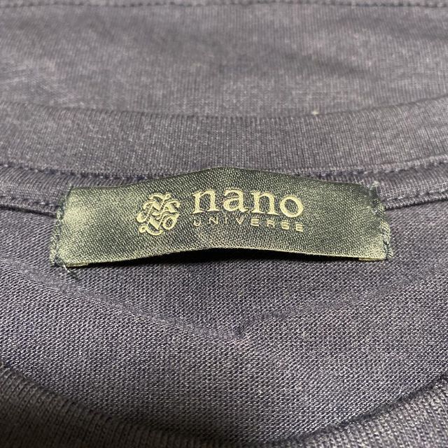 nano・universe(ナノユニバース)の■極美品■ナノユニバースブラックネイビー迷彩Tシャツ ユニセックス メンズのトップス(Tシャツ/カットソー(七分/長袖))の商品写真