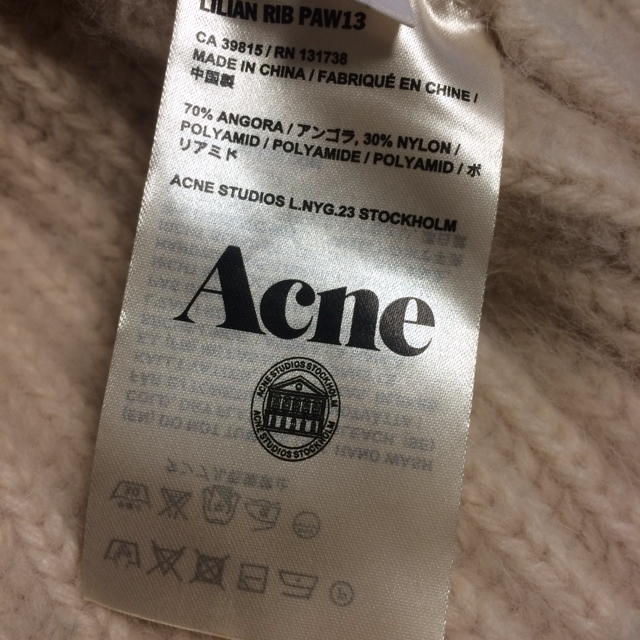 ACNE(アクネ)のACNE＋MACPHEE レディースのトップス(ニット/セーター)の商品写真