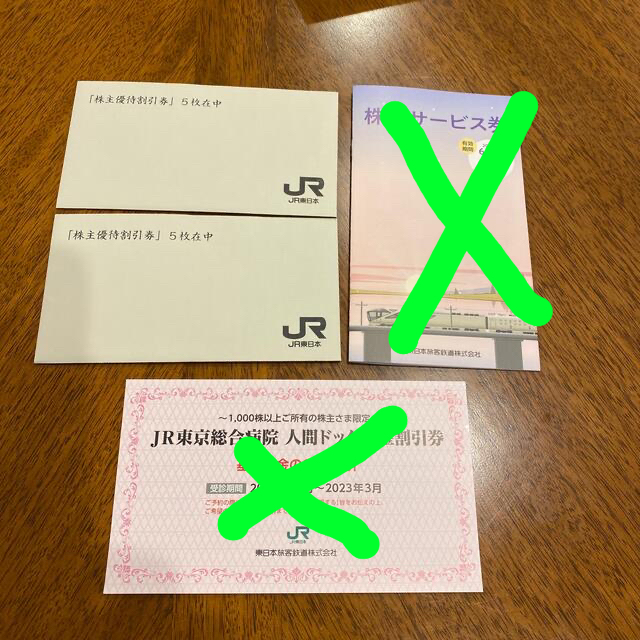 JR東日本株主優待券 10枚 有効期間 2022.6.1〜2023.6.30の通販 by ヨーコ's shop｜ラクマ