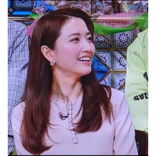 バーニーズニューヨーク ひざ丈ワンピース(レディース)(ピンク/桃色系