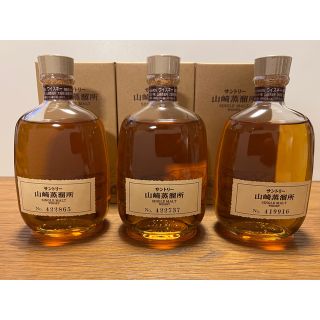 サントリー(サントリー)の山崎ウイスキー 山崎蒸留所限定 シングルモルトウイスキー 300ml・3本(その他)