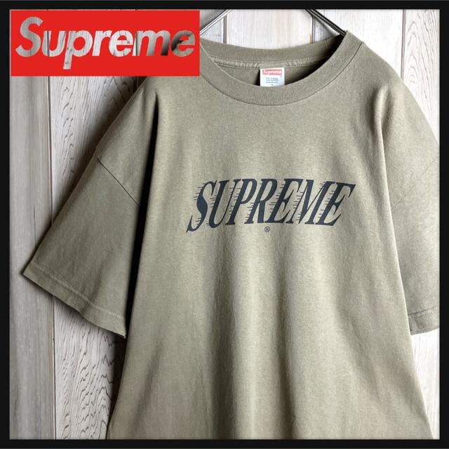 【人気デザイン】シュプリーム☆センタービッグロゴ入りTシャツ 希少カラー 即完売 | フリマアプリ ラクマ