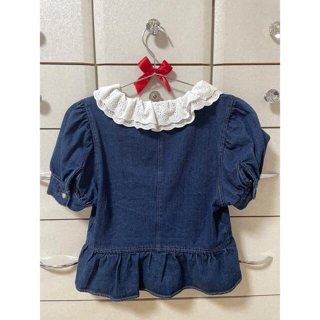 bibiy B kathy denim blouse レディースのトップス(シャツ/ブラウス(半袖/袖なし))の商品写真