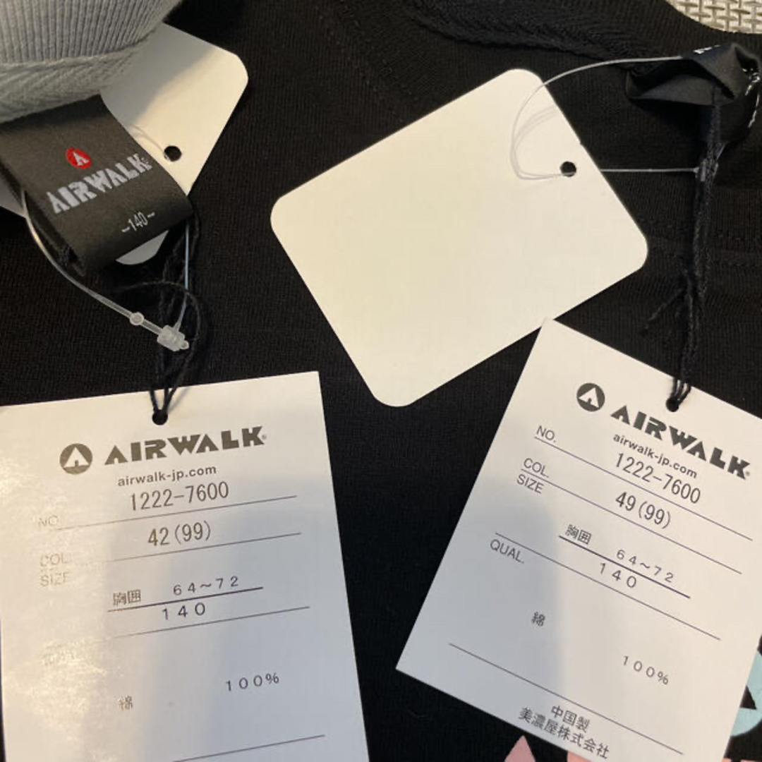 AIRWALK(エアウォーク)の新品　AIR WALK エアウォーク　半袖　Tシャツ　2枚セット　140㎝ キッズ/ベビー/マタニティのキッズ服男の子用(90cm~)(Tシャツ/カットソー)の商品写真