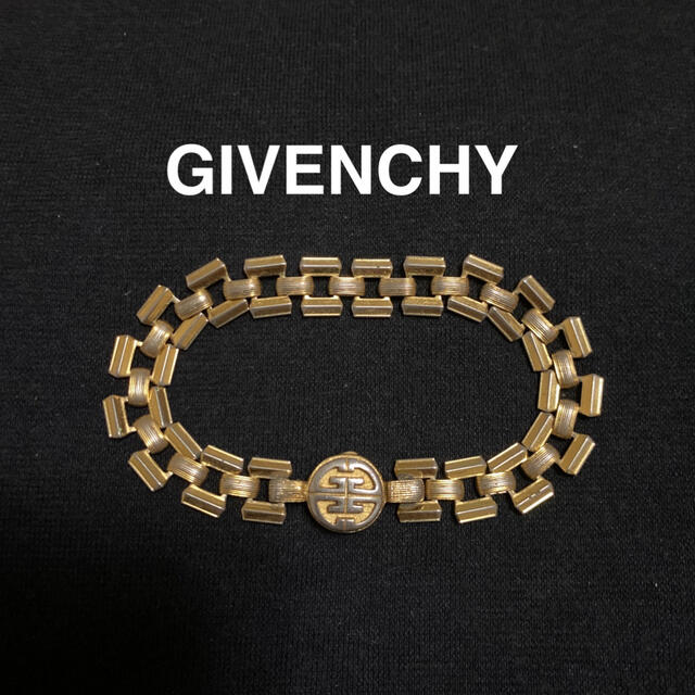 GIVENCHY - GIVENCHY vintage ロゴブレスレット 喜平 チェーンの通販