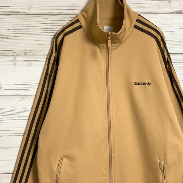 adidas トラックジャケット\u0026トラックパンツ セットアップ 茶 M相当