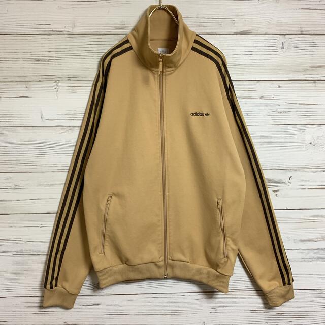 アディダス　adidas   トラックジャケット　ベージュ