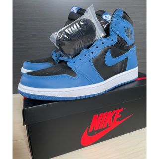 ナイキ(NIKE)のAJ1 dark marina blue AirJordan1 (スニーカー)