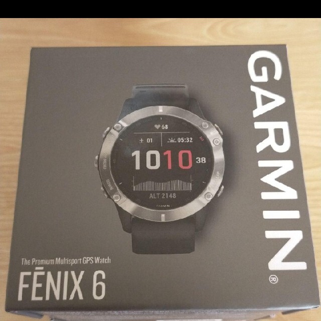 GARMIN(ガーミン) fenix 6 Black 新品未開封時計