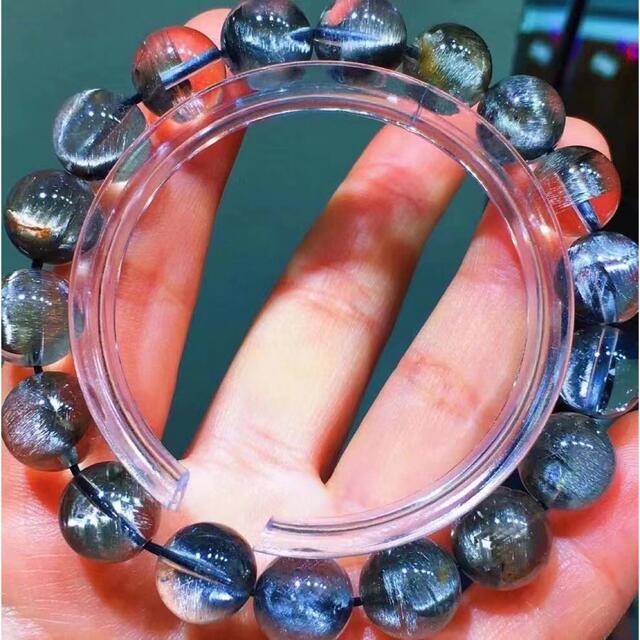 ⭐︎【高級】プラチナタイチンルチルクォーツ  ブレスレット 8.5mm