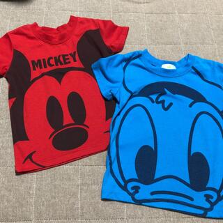 ディズニー(Disney)の断捨離生活様専用→Disney ミッキー　ドナルド　Tシャツ　95サイズ(Tシャツ/カットソー)