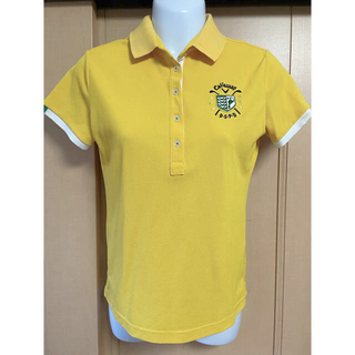 キャロウェイゴルフ(Callaway Golf)のキャロウェイ　レディースゴルフウェア　半袖ポロシャツ　トップス夏　黄色(ウエア)