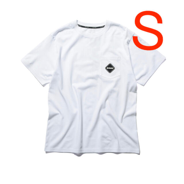 F.C.R.B. - FCRB 22ss VERTICAL LOGO POCKET TEE whiteの通販 by