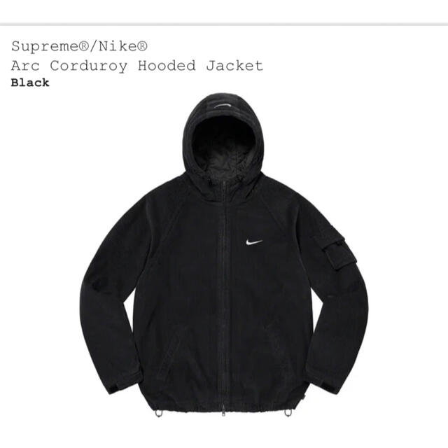 Supreme(シュプリーム)のSupreme Nike Arc Corduroy Hooded Jacket  メンズのジャケット/アウター(ミリタリージャケット)の商品写真