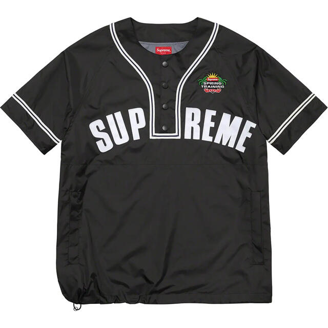 Snap-Off Sleeve L/S Baseball Top Supreme