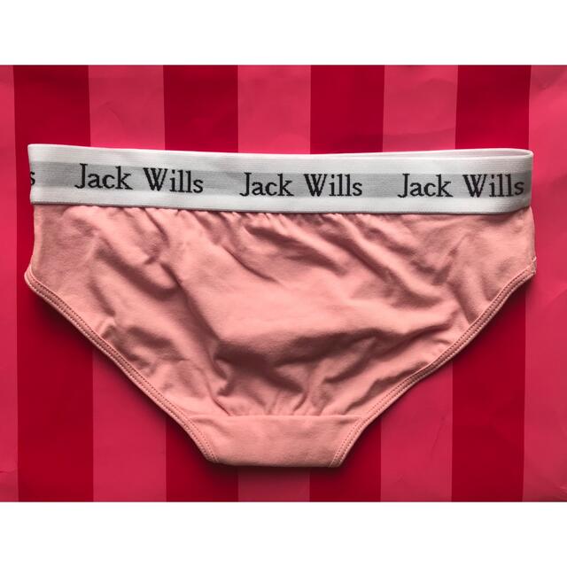 【新品英国】UK発ブランドJackWillsロゴショーツピンクM レディースの下着/アンダーウェア(ショーツ)の商品写真