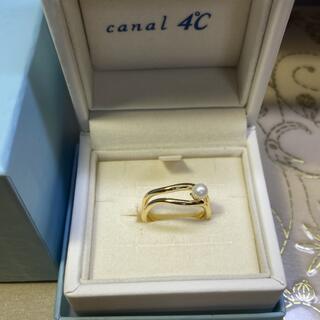 canal４℃ - 新品未使用 カナル4°C ダイヤモンド k10リング 保証書付き 