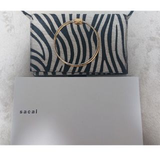 サカイ(sacai)の新品 sacai バッグ ウォレット ゼブラ ハラコ(ショルダーバッグ)