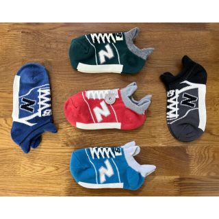 ニューバランス(New Balance)の新品ニューバランスnew balanceキッズソックス靴下5足セット214(靴下/タイツ)