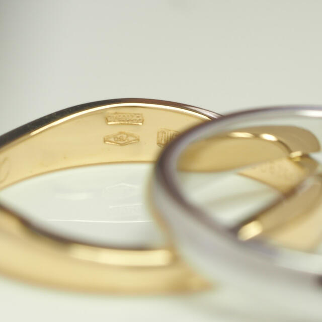ko○k カルティエ Cartier K18YG&WGラブミーリング 50号 seven-health.com