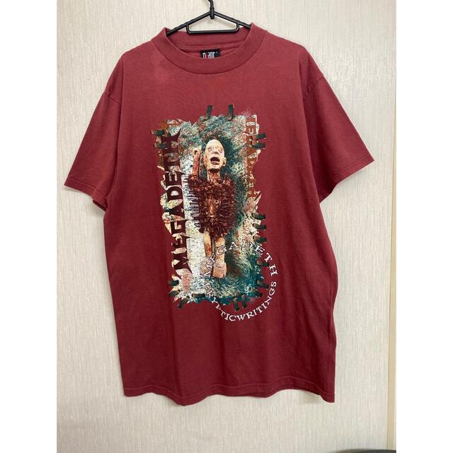 90'S 当時物　MEGADETH Tシャツ　ヴィンテージ　USA製