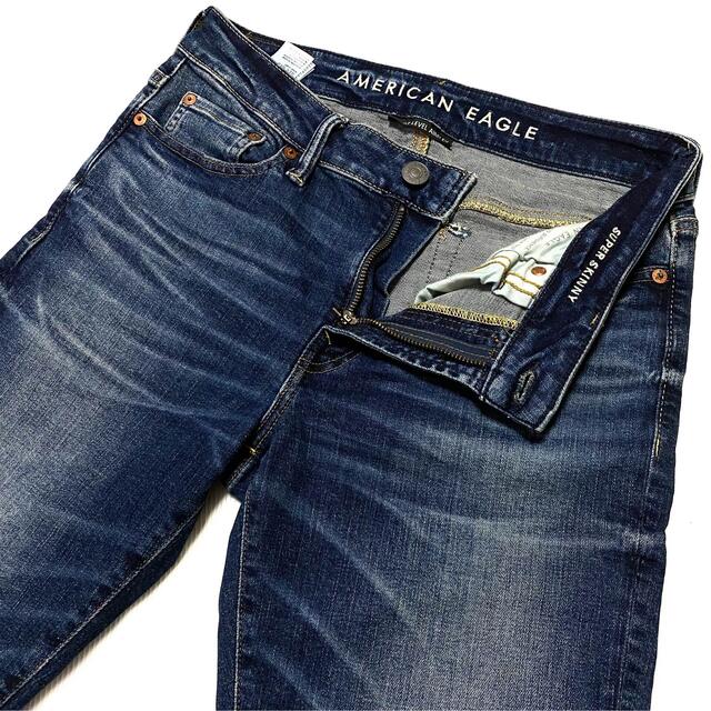 American Eagle(アメリカンイーグル)のアメリカンイーグル SUPER SKINNY 強ストレッチ サイズ30 メンズのパンツ(デニム/ジーンズ)の商品写真