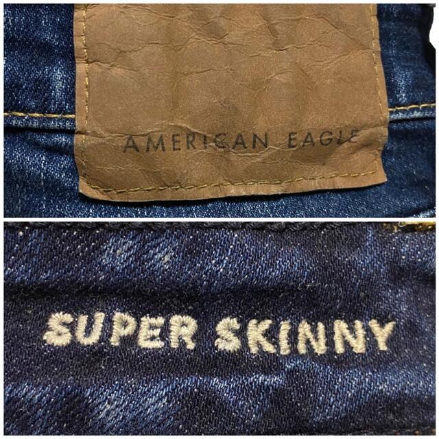 American Eagle(アメリカンイーグル)のアメリカンイーグル SUPER SKINNY 強ストレッチ サイズ30 メンズのパンツ(デニム/ジーンズ)の商品写真