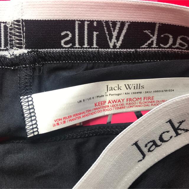 【新品英国】UK発ブランドJackWillsロゴショーツネイビーM レディースの下着/アンダーウェア(ショーツ)の商品写真