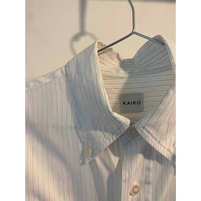 SUNSEA(サンシー)のKAIKO カイコー　BUG STRIPE SHIRT ストライプシャツ メンズのトップス(シャツ)の商品写真